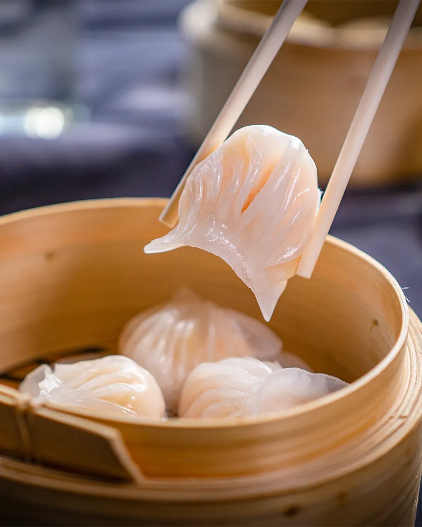 Gestoomde dim sum van Golden Garden